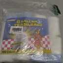 8 Gallon Trash Bags Drawstring 1.2 Mil - 100 Count White Medium Garbage Bags Unscented, 30 Liter Thick Plastic Trash Can Liners for Home Kitchen Bathroom