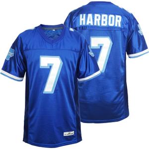 Men Jonathan Moxon 4 Lance Harbor 7 Billy Bob 69 Tweeder 82 West Canaan Football Jersey Sewn Hip Hop Shirts (Medium)