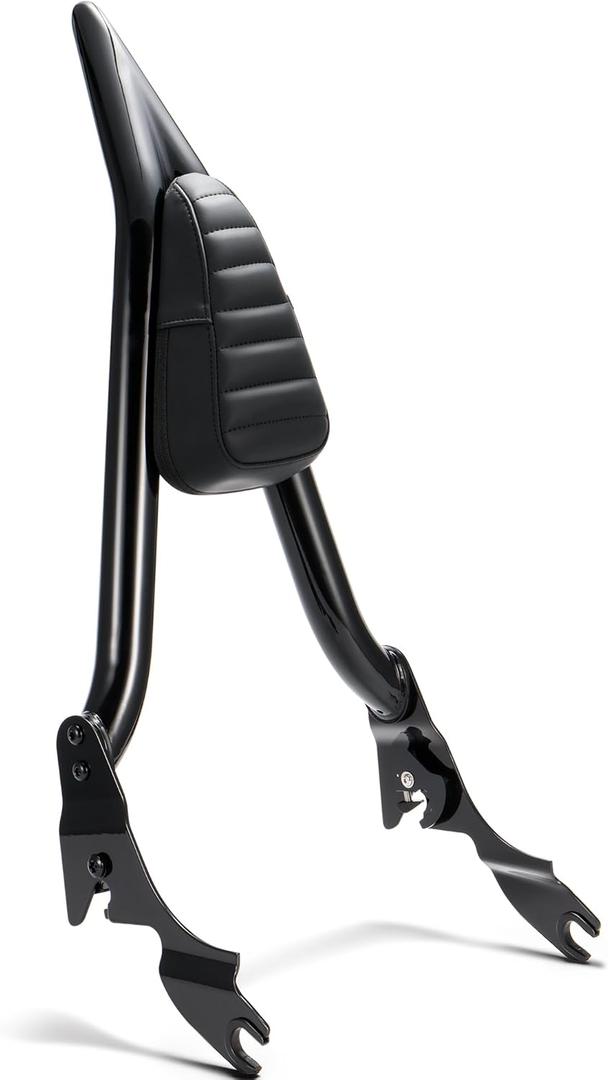 MoKitDora Touring Sissy Bar Passenger Detachable Backrest for 2009-2025 Harley Street Glide FLHX Road Glide FLTR Electra Glide FLHT Road King FLHR, Black MoKitDora Touring Sissy Bar Passenger Detachable Backrest for 2009-2025 Harley Street Glide FLHX Road Glide FLTR Electra Glide FLHT Road King FLHR, Black