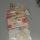 36 Pcs Birthday Candle Set, Tyotrbs Birthday Candles For Cake Champagne Gold Birthday Decorations White Gold Balls Cake Toppers Birthday Candles DIY Cake Decor for Men Women Wedding Anniversary