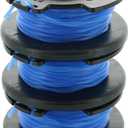 Ryobi One+ AC14RL3A OEM .065 Line and Spool Replacement for Ryobi 18v, 24v, and 40v Cordless Trimmers (3 Pack)