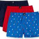 Nautica mens Cotton Woven 3 Pack Boxer M