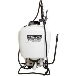 CHAPIN 60100 4 Gallon Backpack Sprayer for Lawn and Garden, Translucent