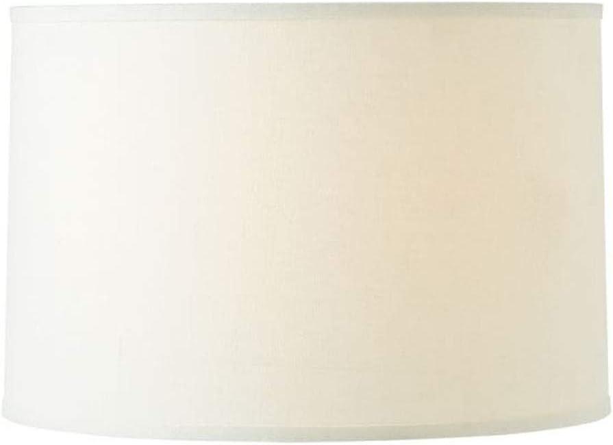 Jack of All Shades - Lamp Shade White Linen 16x16x16 - Drum