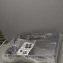 Stainless Steel Litter Box, Extra Large Litter Boxes for Big Cats, XLarge Metal Cat Litter Box with Lid, Anti-Urine Leakage XL Box with High Sides, Easy Clean, Non-Sticky, Scoop Included (Dark Grey)