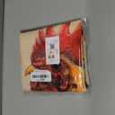 Rooster Sunflower Kitchen Curtains 3 Piece Set Tier Curtains and Valance Set Rustic Kitchen Drapes Light Filtering Country Window Drapes Easy Install Rod Pocket Room Drapes