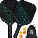 Pickleball-Paddles-Set of 4 or 2 Rackets by JoncAye, USAPA Approved Pickle-Ball Equipment with Balls, Bag, Accessories, Fiberglass Graphite Pickleball Racquet Set for Men, Women, Kids, Adults