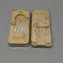 eoscasely Baby Closet Divider - 3D Double-Sided Wooden Baby Wardrobe Baby Closet Organizer,Daisy design Nursery Decor Clothes Hanger Dividers for Sorting 8 Sizes from Newborn to 24+ Months