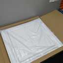 Art3d PVC Ceiling Tiles, 2'x2' Plastic Sheet in White (12-Pack), 24"x24", White