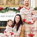 Butterblu JAMIE Matching Family Jammies Christmas Pajamas Organic Cotton PJs Womens, Mens, Kids, Toddlers, Baby, Pets (0-3 Months, Nordic Fair Isle Ivory)