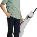 Rouen Golf Shirts for Men Moisture Wicking Lightweight Dry fit Performance Sports Stripe Collared Golf Polo Shirts for Men (L)