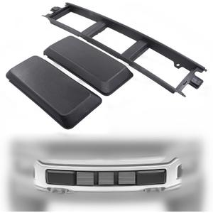 MOTOKU Black Front Bumper Cover Lower Grille Panel Trim