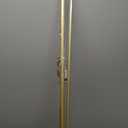 Gold Double Curtain Rod for Windows 48 to 84 Inch: Heavy Duty Adjustable Curtain Rod with Gold Foil Resin Finials (48"-84")