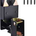 2-Way Heavy Duty Farm Gate Latch - Lockable Fence Gate Latch for Metal Tube Gates, Livestock Cattle, Horse Corrals, Ranches, Pastures, Pet Cages & Fences (Screws & Instructions Included)