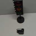 Kicko 11-Inch Traffic Lights Lamp with Base - 4-Mode Color Changing Stop Light Lamp for Kids’ Bedroom, Party Decoration or Playroom - Battery or USB Powered Mini Lighting - Ideal Traffic Light Decor