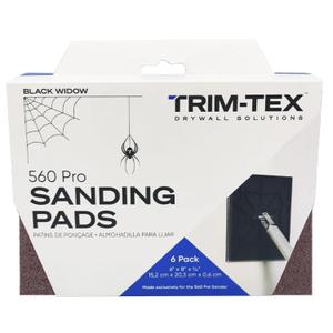 Black Widow 540 Drywall Sanding Pads (180 Grit - Fine)