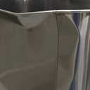 Ninestars Automatic Touchless Infrared Motion Sensor Trash Can, 13 Gal 50L, Stainless Steel Base (Rectangular, Black Lid), Black Trim