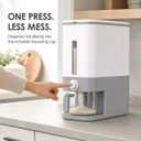 Proarea Rice Dispenser Rice Container 25 Lbs with Measuring Cup, XX-Large Holds 25 lbs