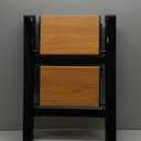 Taranta 2 Step Ladder,Aluminum Lightweight Folding 2 Step Stool with Anti-Slip Wide Pedal, 330lbs Capacity Step Ladder for Household,Kitchen,Office - BlackWoodgrain