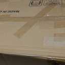 EOYUTLLY Black Fluted Storage Cabinet,Wood Sideboard Buffet Cabinet with Adjustable Shelf, Fluted Accent Cabinet with Gold Metal Legs, Console Table for Living Room,Dining Room,Kitchen