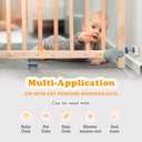 Wall Nanny 2-Pack - Works with 2 Gates - Baby Gate Wall Protector (Made in USA) Protects Walls and Doorways from Pet Gates - for Pressure Mounted Indoor Safety Baby Gates - White