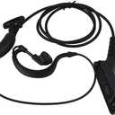 G Shape Earpiece Mic Compatible with Motorola 7550 XPR 7550e XPR 6000 XPR 6100 XPR 6500 XPR 6550 XPR 6580 XiR P8260 XiR P8268 APX 1000 APX 6000 APX 8000 XPR 7000 XPR Two Way Radio