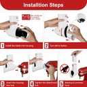 Slicer Shredder Attachment for Kitchen Aid Stand Mixer, Cheese Grater, Vegetable Shredder, Large Salad Machine with Vegetable Slicer, Salad Maker with 3 Blades, Dishwasher Safe