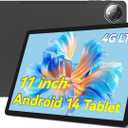 FEONAL Tablet 11 inch Android 14 Tablet, 2025 4G LTE, 5G WiFi+Cellular, Octa-Core, 13MP+8MP Dual Camera,1TB Expand, Incell FHD Screen