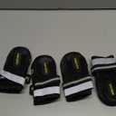 QUMY Dog Shoes for Large Dogs, Medium Dog Boots & Paw Protectors for Winter Snowy Day, Summer Hot Pavement, Water-Resistant in Rainy Weather, Outdoor Walking, Indoor Hard floors Skid-Resistant Sole (Size 8: 3.0''x3.3"(W*L) (Pack of 4))