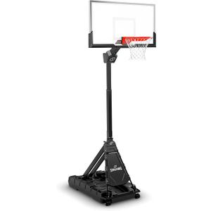 Spalding Momentous EZ Assembly Portable Adjustable Outdoor Basketball Hoop – Assembles in 30 Minutes or Less