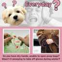 Easy Grip Poop Bag Opener - High Friction Tong & Velcro Strap