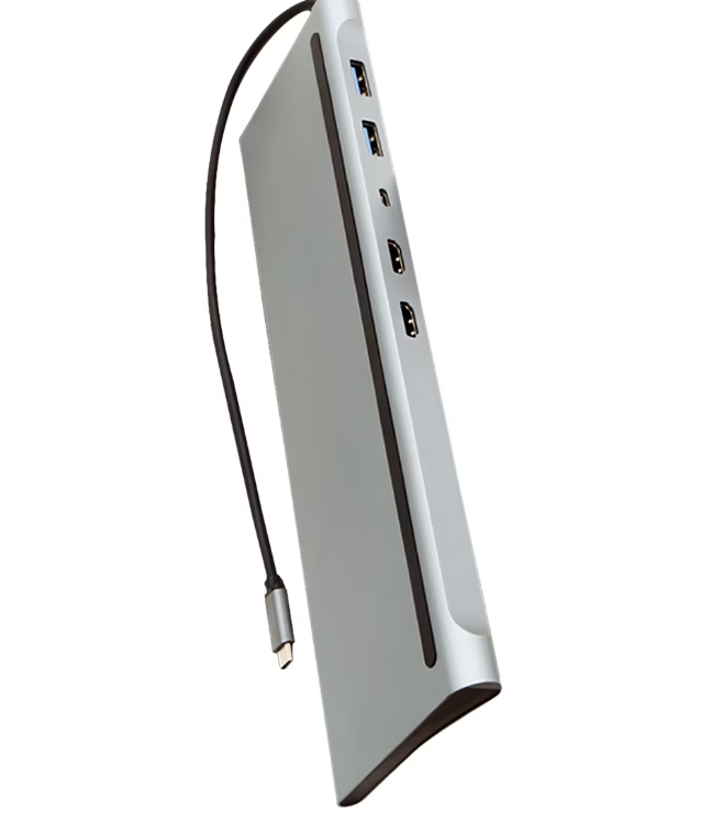 HELIX 5-in-1 USB-C® Docking Station in Silver