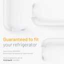 Smart Choice 240351601 Bottom Shelf Freezer Door Bin - White, Impact Resistant Freezer Replacement Compatible with 240351600 240351607, Fits Select Frigidaire & Kenmore Models (No Bottom Style)