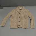 Feidoog Infant Baby Boys Cardigan Crochet Sweater V-NeckToddler Knit Button up Knitted Pattern Pullover Sweatshirt (6-12 Months, Khaki)