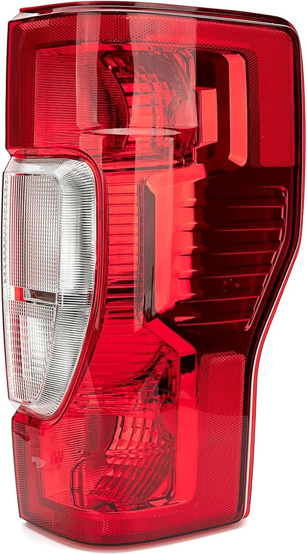 Right Passenger Side Rear Tail Light Assembly Compatible With 2020-2022 Ford F250/F350/F450 Super Duty Rear Taillight Tail Lamp Halogen Brake Lamp(w/o Blind Spot) (non- LED)