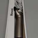 Hoson 2 Inch Curling Iron Large Barrel, Long Barrel Curling Wand Dual Voltage, Ceramic Tourmaline Coating with LCD Display, Glove Include