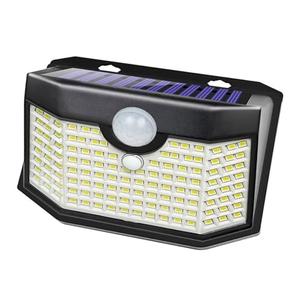 120 LED Bright White Solar Outdoor, 3 Modes Solar Outdoor Garden Light with Motion Sensor, Solar Outdoor Wall Light for Garden, Garage, Street, Patio, Paths, Front Doors (1)