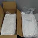 12x20 Feather Down Pillow Inserts Set of 2, Decorative Pillows with 100% Coton Cover, Throw Pillow for Bed, Couch and Sofa.