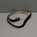 Women's Leather Belts with Gold Buckle Fashion Leather Waist Belt Elegant Ladies Belts for Jeans Dress & Casual Wear (Black)