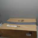 Moynesa Striped Border Easy Jute Outdoor Rug 8x10, Washable Indoor Outdoor Patio Area Rugs for Living Room Non Slip, Modern Classic Farmhouse Carpet for Dining Room Table, Black