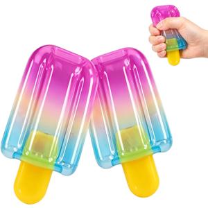 2PCS Ice Cream Squeeze Squishy,Ice Cream Squeeze Toys,Slow Rise Sensory Fidget Toy for Stress & Anxiety Relief,Summer Sensory Stress Relief Toy,Holiday Party Favors