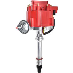 MAS Ignition Distributor w/Cap & Rotor GM08 Compatible with Chevy GM SBC 262 267 305 307 327 350 400 small blocks 402 454 big blocks BBC V8 65k Coil HEI DD-SBC-HEI-V8 850001R 7500RPM
