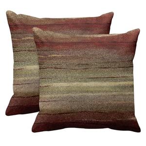 Emvency Set of 2 Throw Pillow Cover Western Tribal Geometric Brown Southwest Decorative Pillow Case Home Decor Square 18 x 18 Inch Pillowcase
