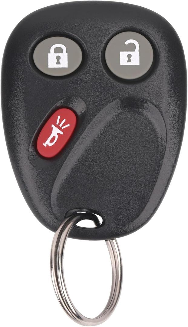 Key Fob Replacement for 2003-2006 Chevy Silverado Suburban Avalanche Tahoe SSR Equinox/ 03-06 Gmc Sierra Yukon XL/ 03-06 Hummer H2/ 04-07 Saturn Vue/ 03-06 Escalade Car Keyless, LHJ011, 3 Btn