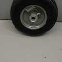 Marathon 00026 Flat Free 2.80/2.50-4 Tire and Wheel Assembly, 3 Centered Hub, 1/2 Ball Bearings, Replacement Tire for Casters, Utility Carts and Other Equipment, Easy Install Assembly
