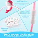 SYNCFUN Pool Toys Diving Rings, 2 Packs Swim Thru Rings Dive Pool Game Underwater for Kids for Summer Activities Party Gifts Outdoor