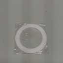M METERXITY 2-Pack Goof Rings for 4 Inch Recessed Lights, 3.8" ID 5.2" OD Durable Plastic Trim Ring Flush Mount White Can Light Trim Ring Cover for Ceiling Can Downlights