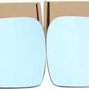 2Pcs Side Mirrors for Tesla Model S 2016-2022 Wide Angle Anti Glare Heat Defogging Blue Lens with Backing Plate