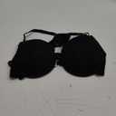 Front Closure Bras for Women Lace Racerback Sexy Plunge Lightly Padded Smooth Tshirt Underwire Push Up Bra (38B, Black)