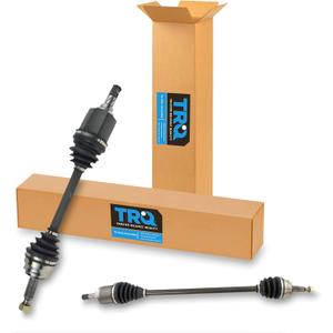 TRQ Front CV Axle Shaft Assembly Set Compatible with 2007-2011 Dodge Caliber 2007-2017 Jeep Compass Patriot
